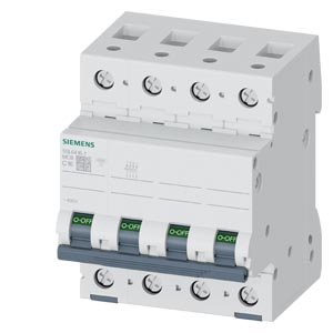 Siemens Siemens 5SL6416-7 – SENTRON 5SL C-curve 16 A 4-pole miniature circuit breaker