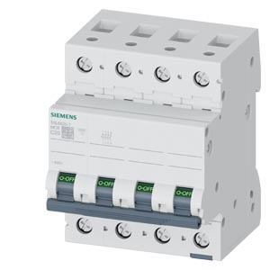 Siemens Siemens 5SL6620-7 – SENTRON 5SL C-curve 20 A 3P+N miniature circuit breaker