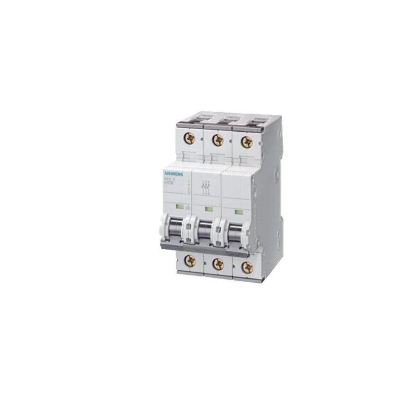 Siemens Siemens 5SY4304-7 – SENTRON 5SY C-curve 4 A 3-pole miniature circuit breaker