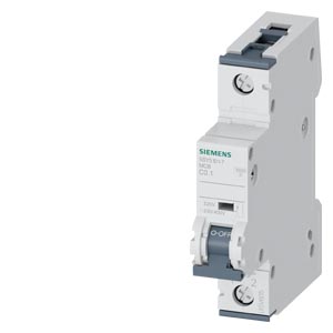 Siemens Siemens 5SY5101-7 – SENTRON 5SY C-curve 1 A 1-pole miniature circuit breaker