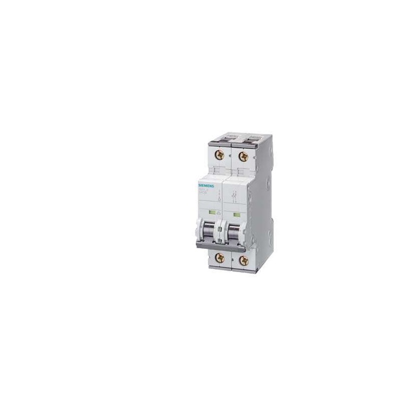 Siemens Siemens 5SY5206-6 – SENTRON 5SY B-curve 6 A 2-pole miniature circuit breaker