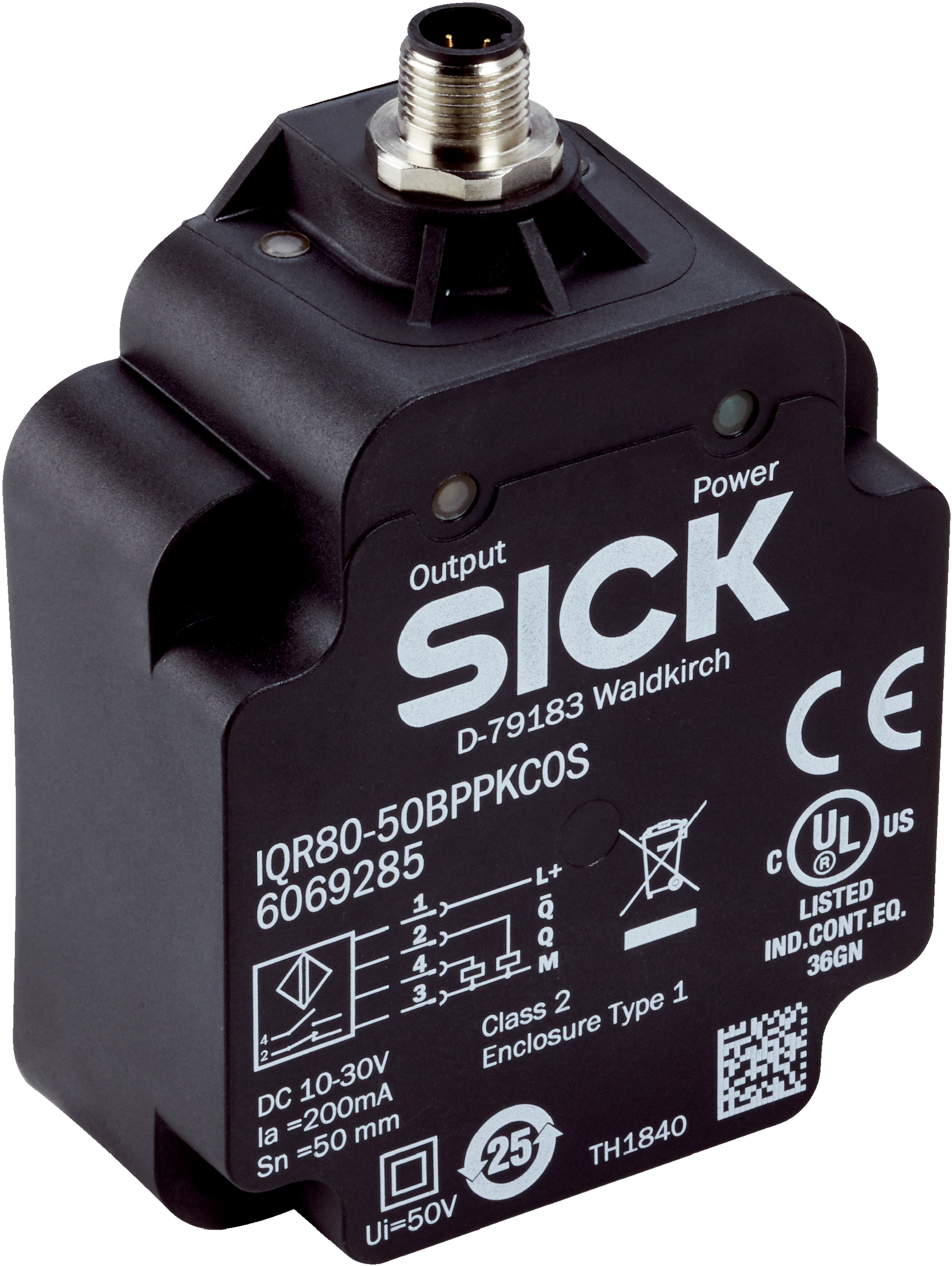 Sick SICK 6069286 – IQR80-75NPPKC0S Inductive proximity sensor