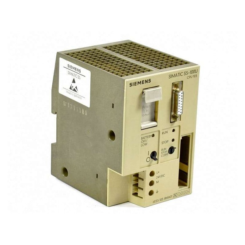 Siemens Siemens 6ES5103-8MA01 – SIMATIC S5 legacy CPU, controller or central-rack component