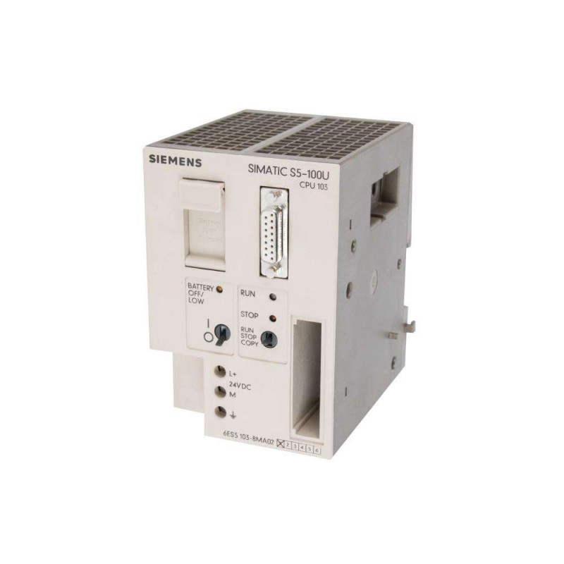 Siemens Siemens 6ES5103-8MA02 – SIMATIC S5 legacy CPU, controller or central-rack component