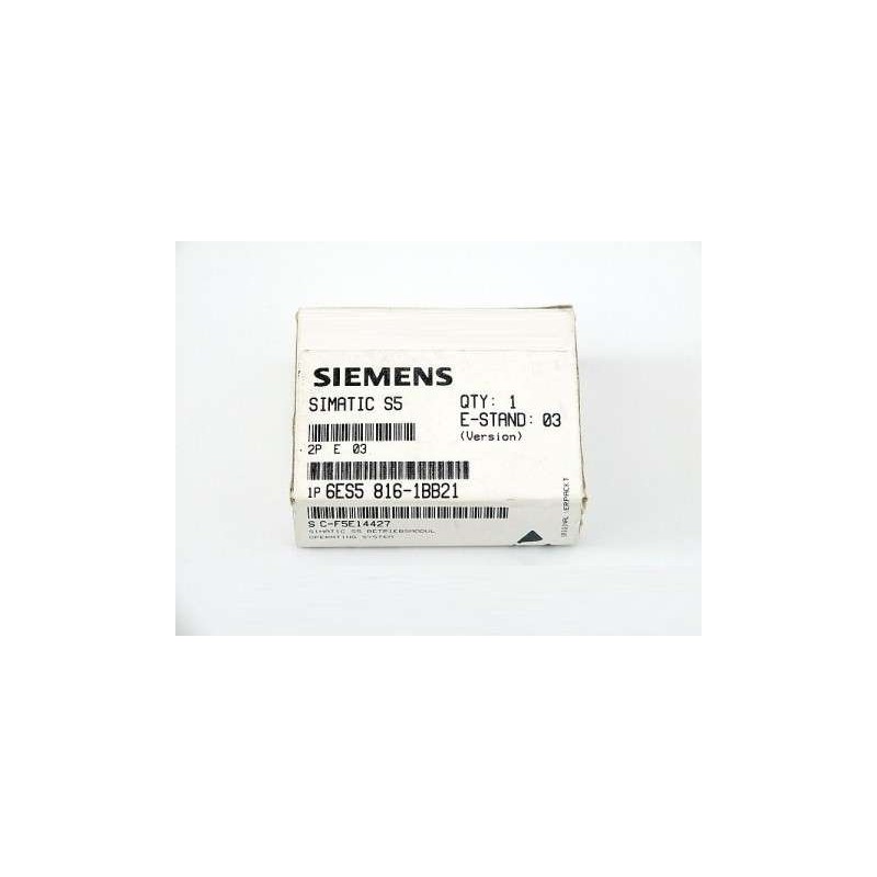 Siemens Siemens 6ES5816-1BB21 – SIMATIC S5 legacy programming-device, memory or service component