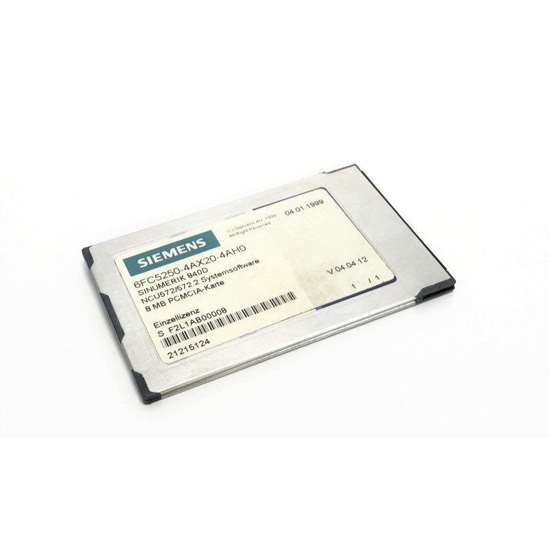 Siemens Siemens 6FC5250-4AX20-4AH0 – SINUMERIK 840D CNC system module, NCU/PCU or operator component