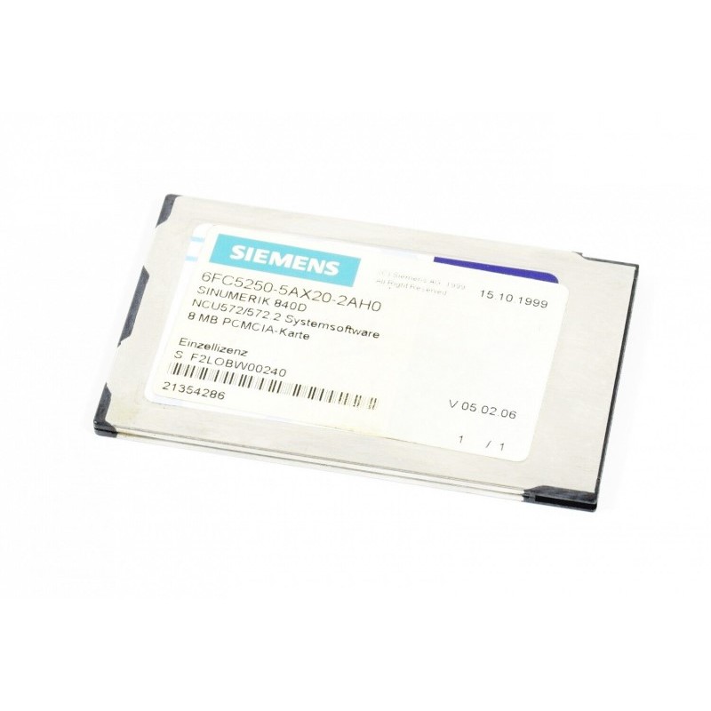 Siemens Siemens 6FC5250-5AX20-2AH0 – SINUMERIK 840D CNC system module, NCU/PCU or operator component