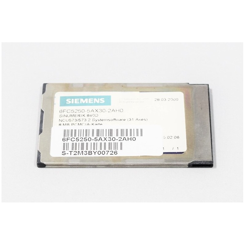 Siemens Siemens 6FC5250-5AX30-2AH0 – SINUMERIK 840D CNC system module, NCU/PCU or operator component