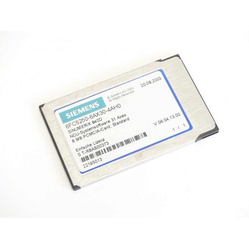 Siemens Siemens 6FC5250-6AX30-4AH0 – SINUMERIK 840D CNC system module, NCU/PCU or operator component