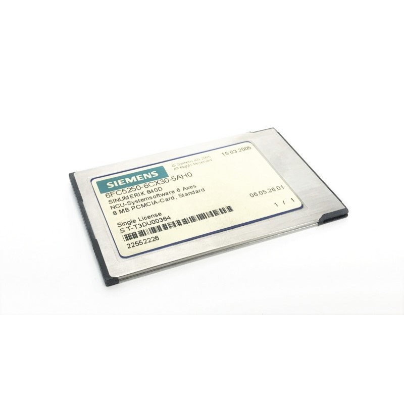 Siemens Siemens 6FC5250-6CX30-5AH0 – SINUMERIK 840D CNC system module, NCU/PCU or operator component