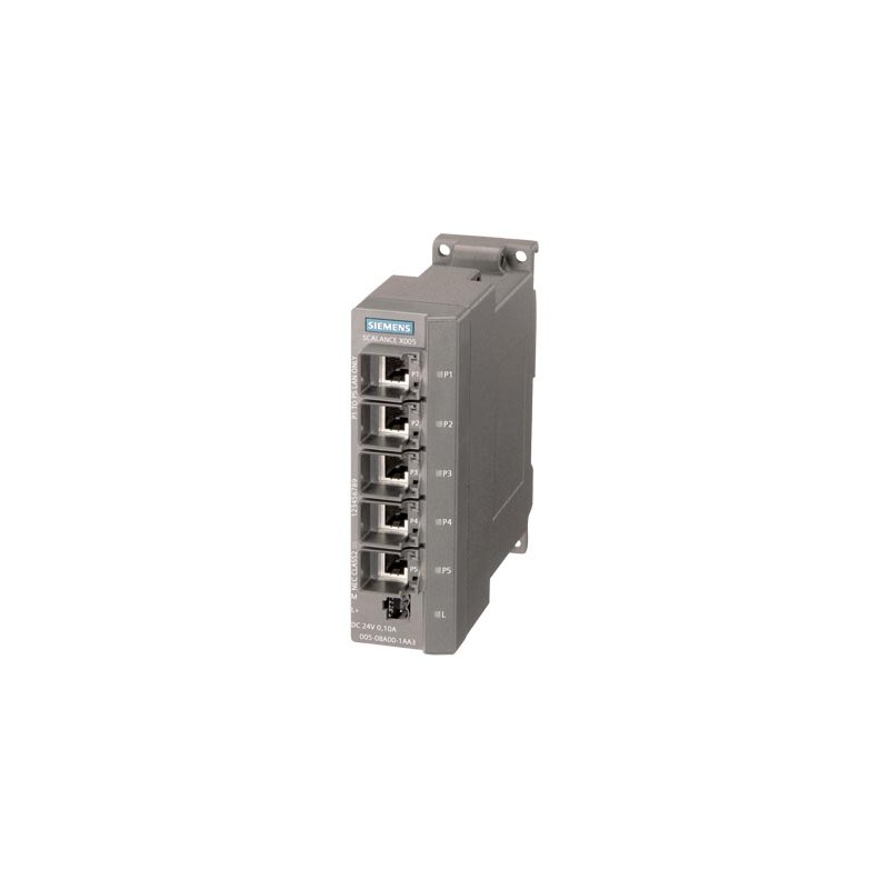 Siemens Siemens 6GK5005-0BA00-1CA3 – SCALANCE X-000 unmanaged industrial Ethernet switch