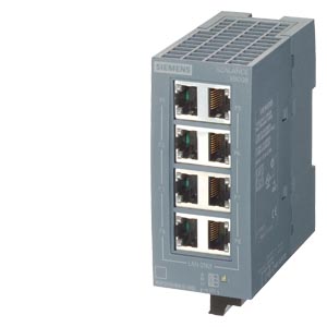 Siemens Siemens 6GK5008-0BA10-1AB2 – SCALANCE X-000 unmanaged industrial Ethernet switch