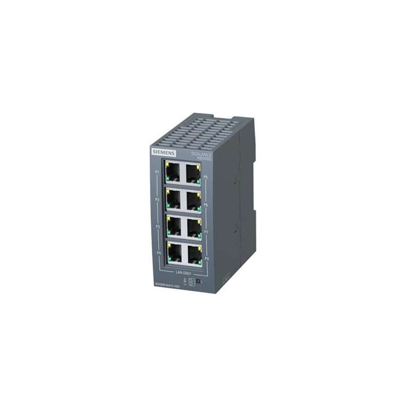 Siemens Siemens 6GK5008-0GA10-1AB2 – SCALANCE X-000 unmanaged industrial Ethernet switch
