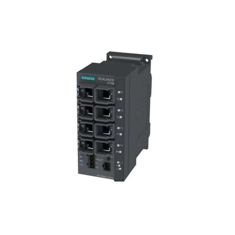Siemens Siemens 6GK5108-0BA00-2AA3 – SCALANCE X-100 compact industrial Ethernet switch