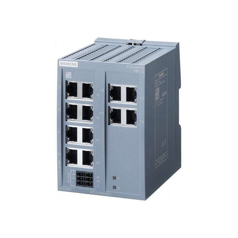 Siemens Siemens 6GK5112-0BA00-2AB2 – SCALANCE X-100 compact industrial Ethernet switch
