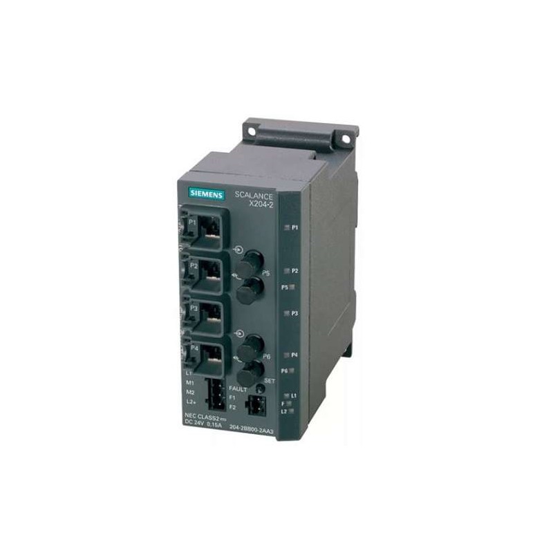 Siemens Siemens 6GK5204-2BB00-2AA3 – SCALANCE X-200 managed Layer 2 industrial Ethernet switch