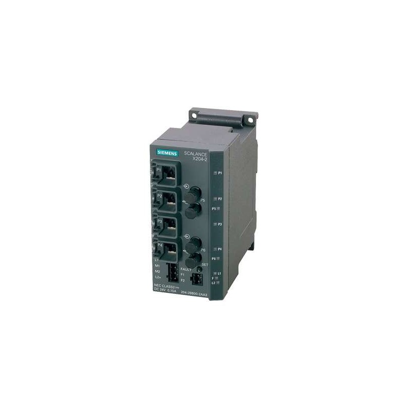 Siemens Siemens 6GK5204-2BB10-2AA3 – SCALANCE X-200 managed Layer 2 industrial Ethernet switch