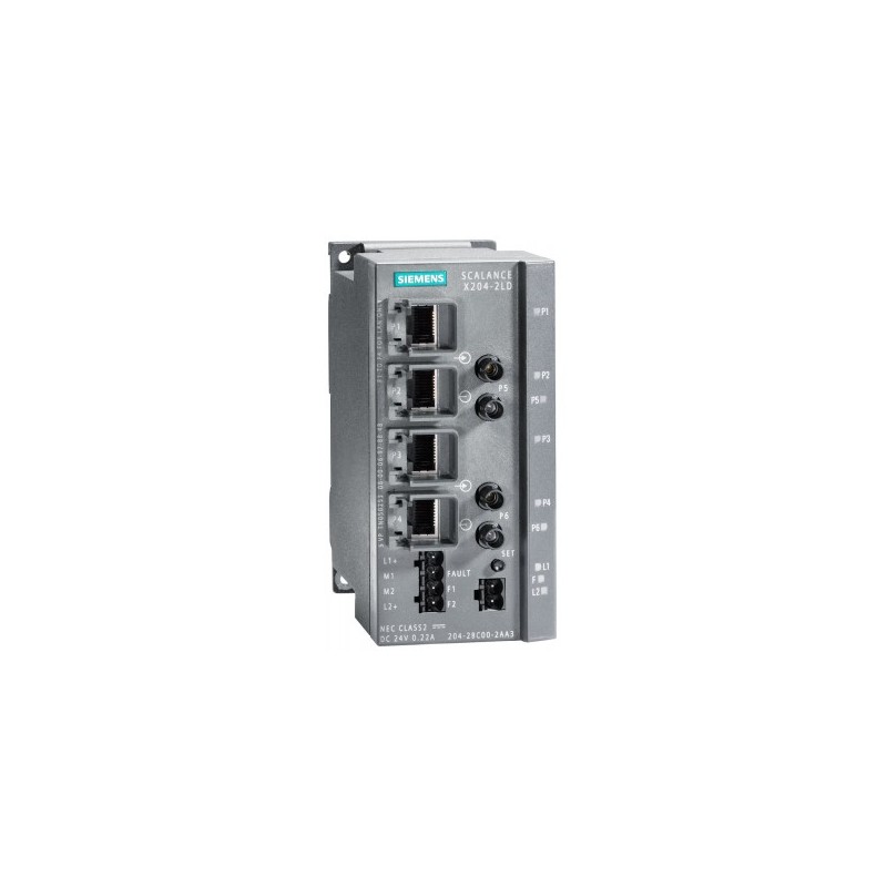 Siemens Siemens 6GK5204-2BC10-2AA3 – SCALANCE X-200 managed Layer 2 industrial Ethernet switch