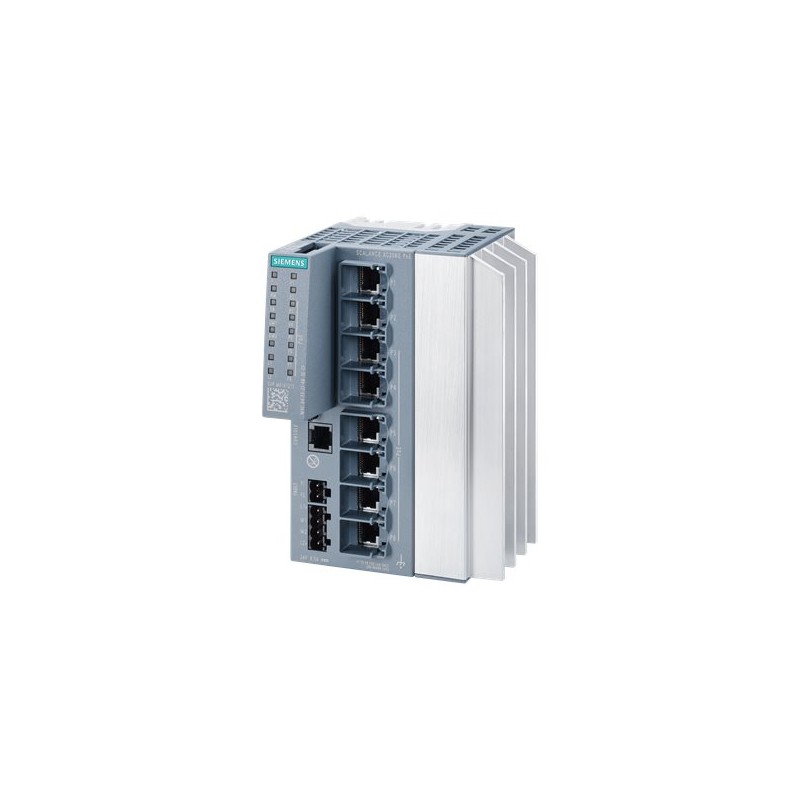 Siemens Siemens 6GK5208-0RA00-2AC2 – SCALANCE X-200 managed Layer 2 industrial Ethernet switch