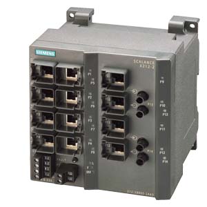 Siemens Siemens 6GK5212-2BB00-2AA3 – SCALANCE X-200 managed Layer 2 industrial Ethernet switch
