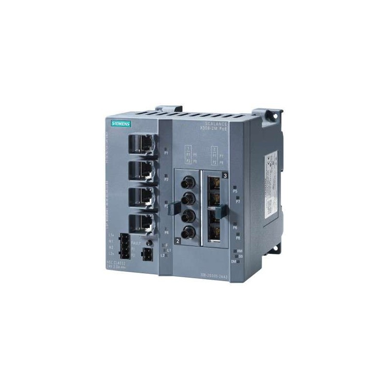 Siemens Siemens 6GK5308-2QG00-2AA2 – SCALANCE X-300 managed industrial Ethernet switch