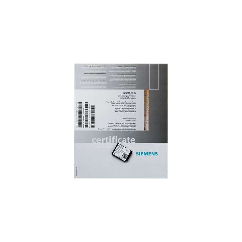 Siemens Siemens 6SL3074-7AA04-0AA0 – SINAMICS drive engineering software, license or option