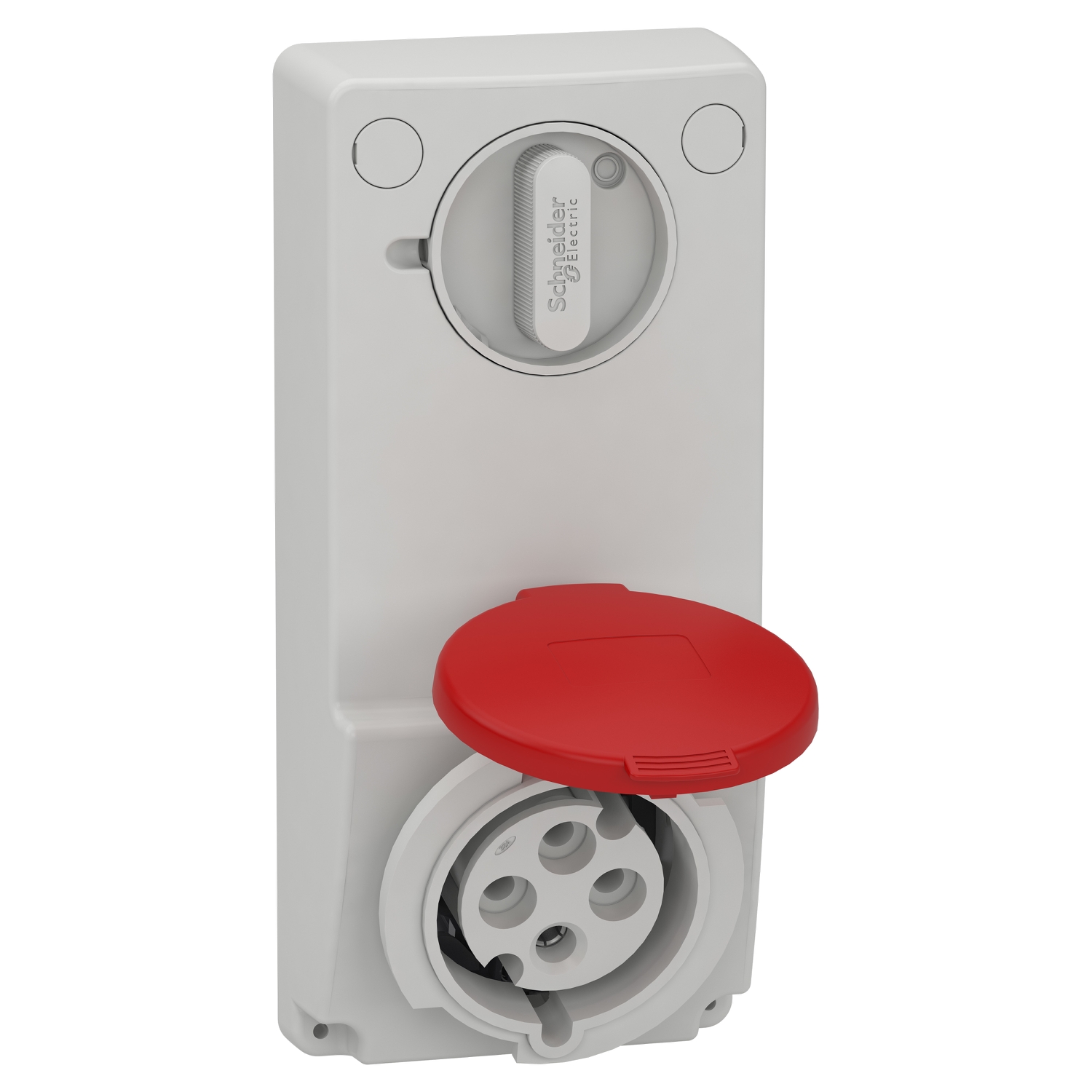 Schneider Electric Schneider Electric 82046 – Interlocked socket, Mureva PK, panel mounting, 32A, 3P+E, 400 V, IP44
