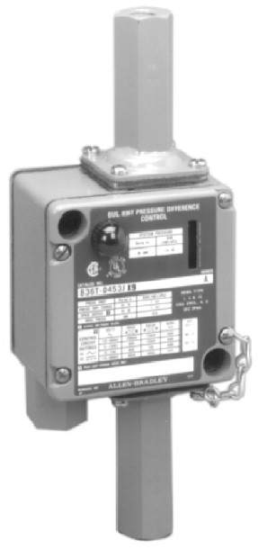 Allen-Bradley Allen-Bradley 836T-D451JX15 Electro-Mech Pres Cntrl Sw