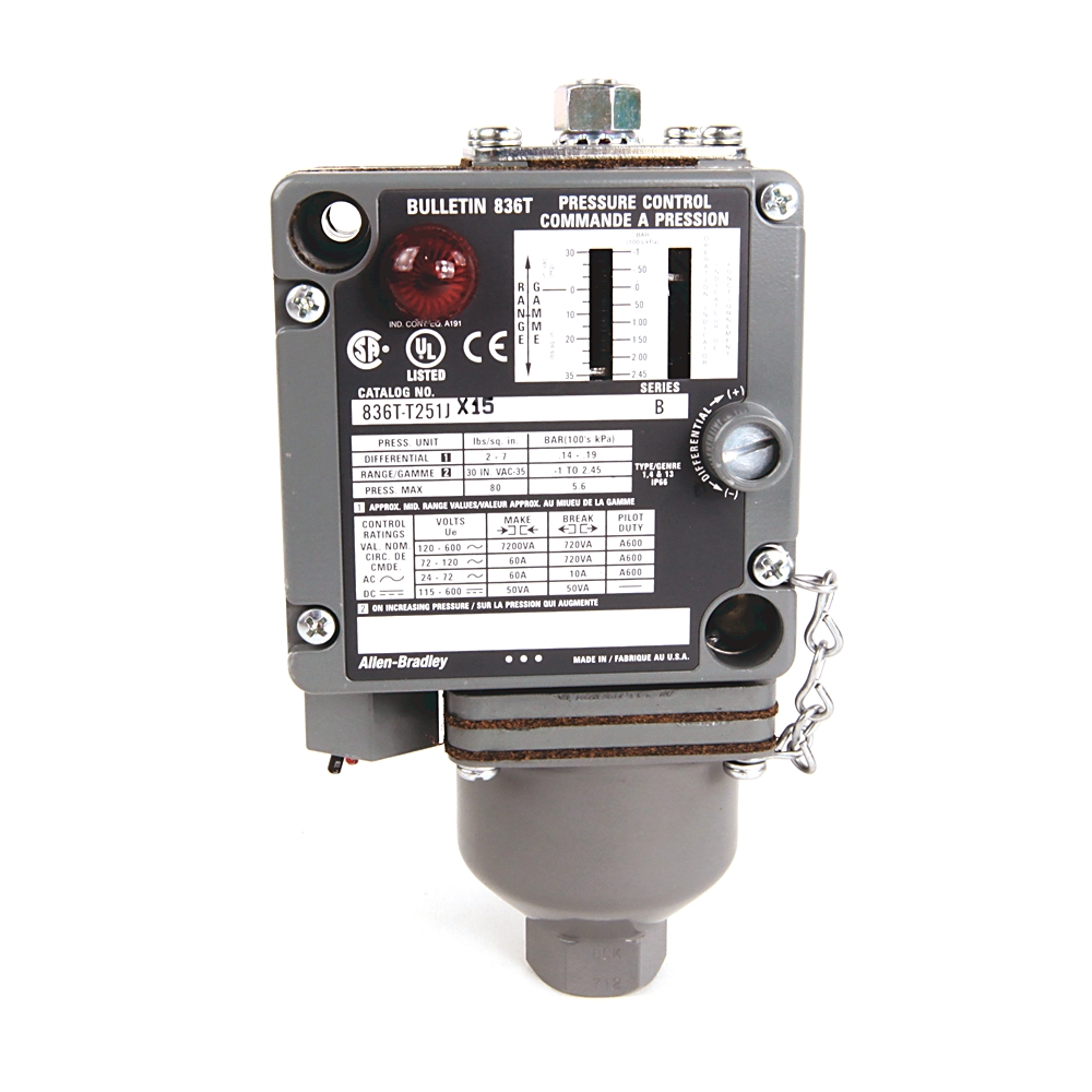 Allen-Bradley Allen-Bradley 836T-T254J Electro-Mech Pres Cntrl Sw