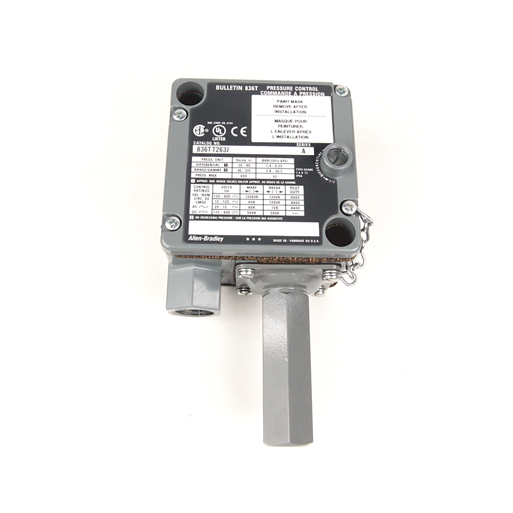 Allen-Bradley Allen-Bradley 836T-T260E Electro-Mech Pres Cntrl Sw