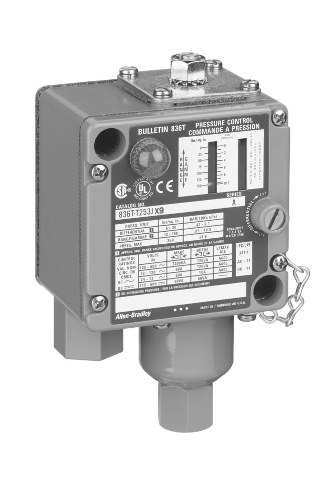 Allen-Bradley Allen-Bradley 836T-T351EX26 Electro-Mech Pres Cntrl Sw