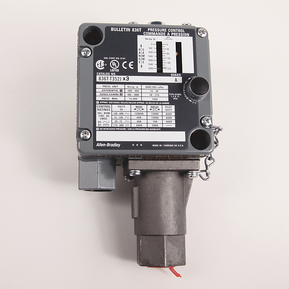 Allen-Bradley Allen-Bradley 836T-T352J Electro-Mech Pres Cntrl Sw