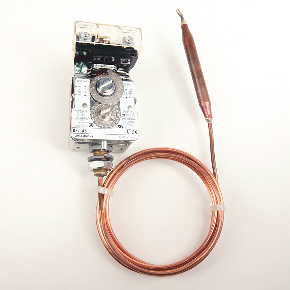 Allen-Bradley Allen-Bradley 837-A6AX512 Electro-Mech Temp Cntrl Sw