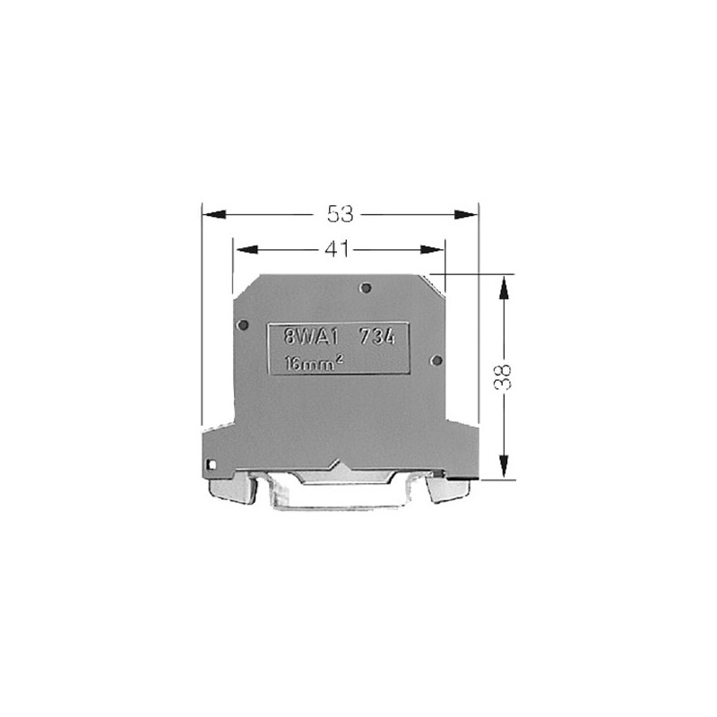 Siemens Siemens 8WA1011-1PK00 – SENTRON 8WA terminal block, connector or marking accessory