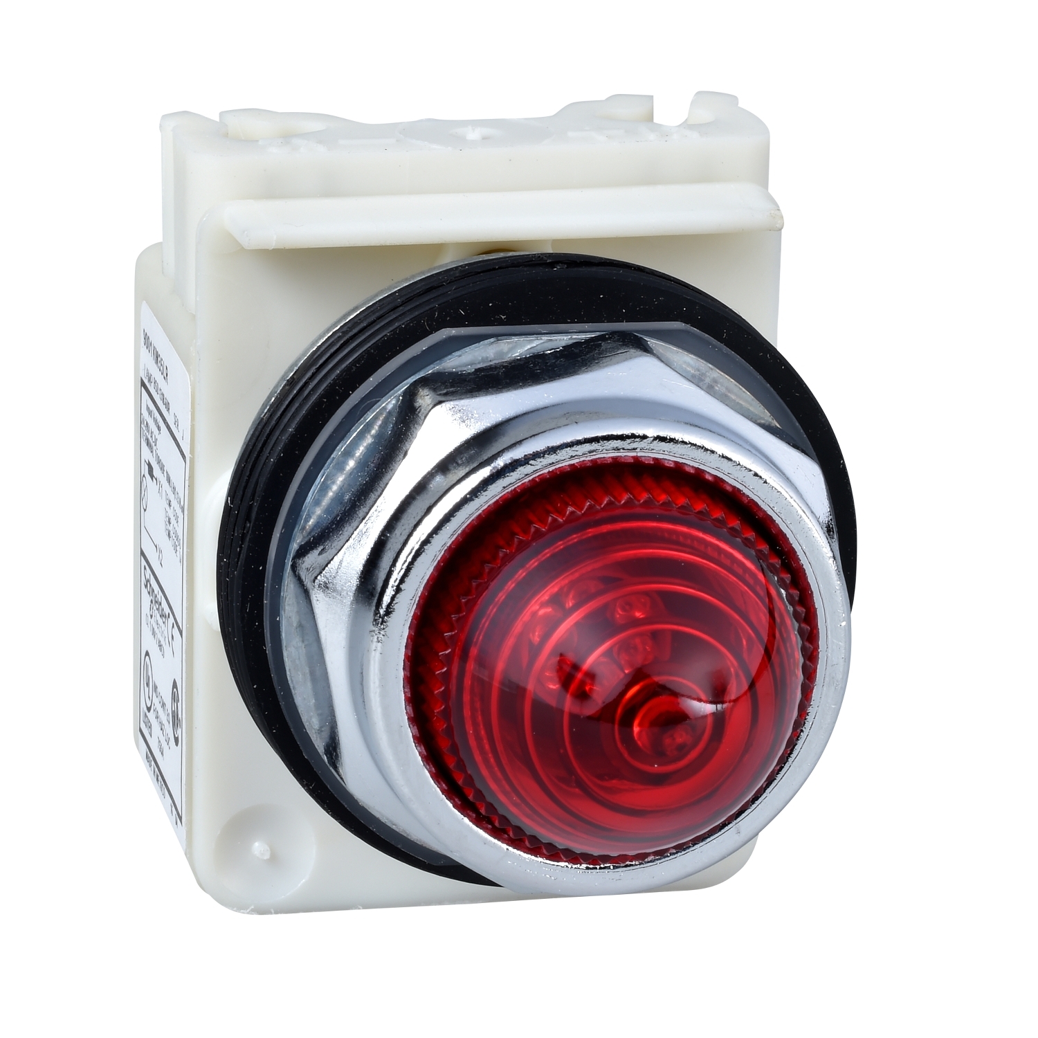 Schneider Electric Schneider Electric 9001KP7R9 – Pilot light, Harmony 9001K, metal, polycarbonate, domed, red, 30mm, 220-240 V