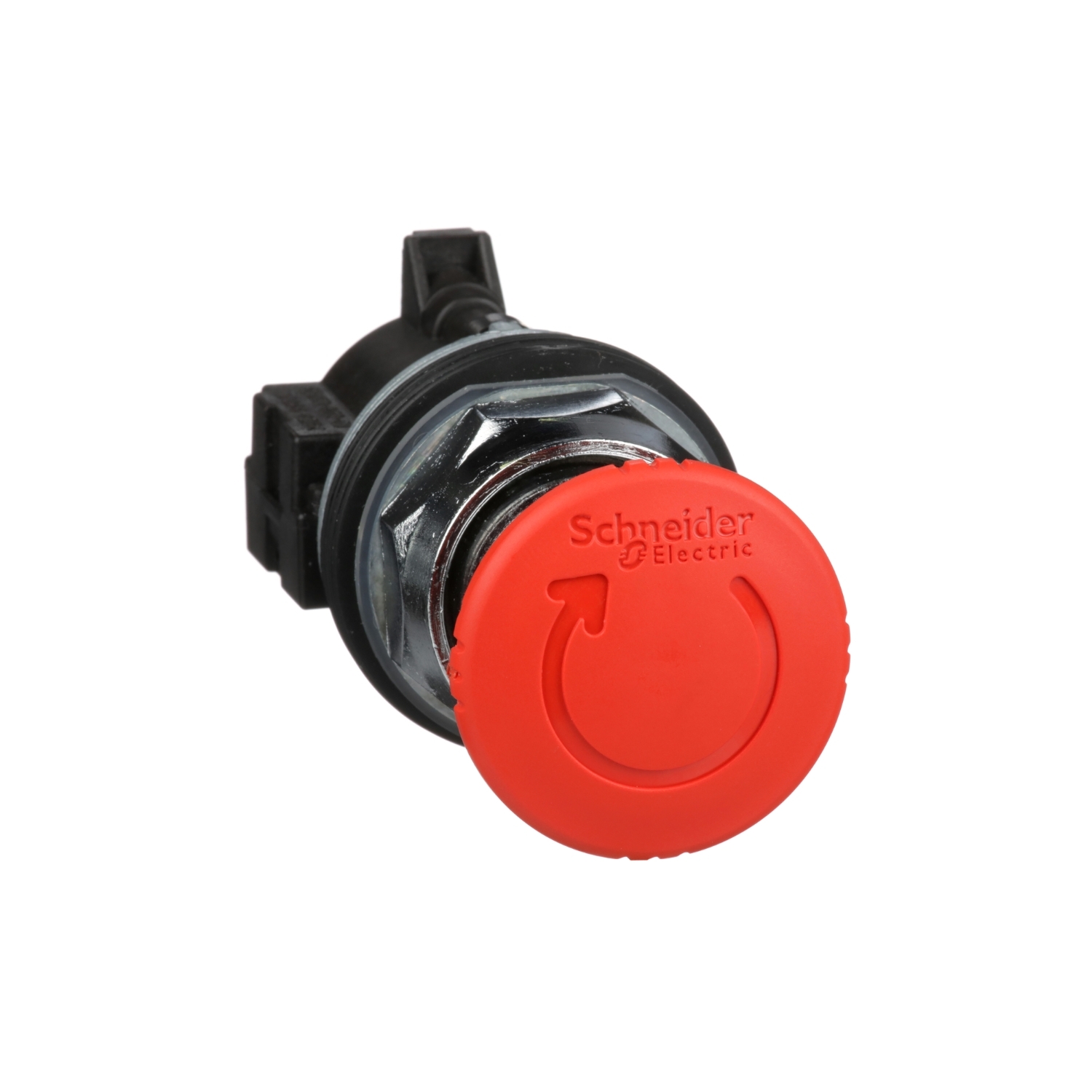 Schneider Electric Schneider Electric 9001KR16H2 – Emergency stop push button, Harmony 9001K, metal, mushroom 40mm, red, 30mm, 2 positions, turn to release, 2 C/O