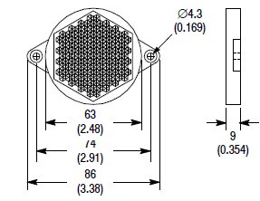 Allen-Bradley Allen-Bradley 92-90 Reflectors for Photo Sensor