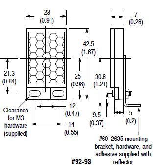 Allen-Bradley Allen-Bradley 92-93 Reflectors for Photo Sensor