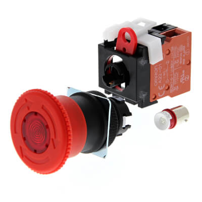 Omron Omron A22EL-M-24A-01 – Emergency stop switch