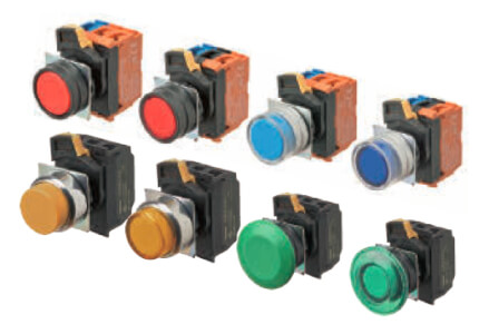 Omron Omron A22NE-S-PD22-N – Emergency Stop Pushbutton Switches (22-dia. or 25-dia.)