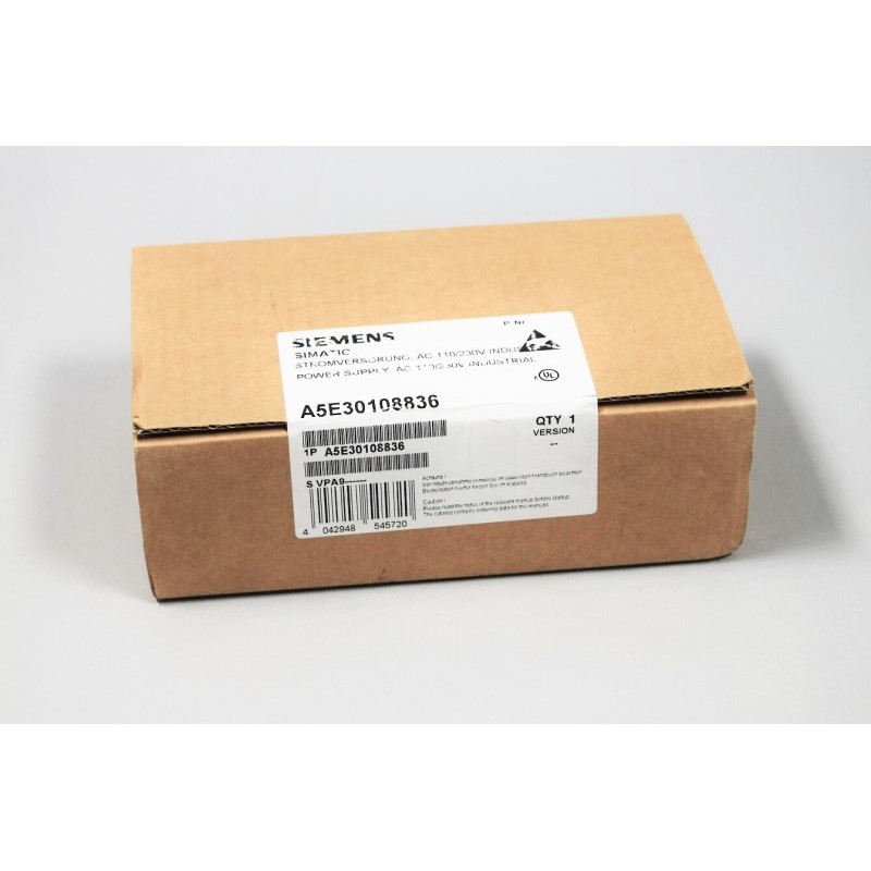 Siemens Siemens A5E30108836 – Siemens industrial systems original electronic, mechanical or service component