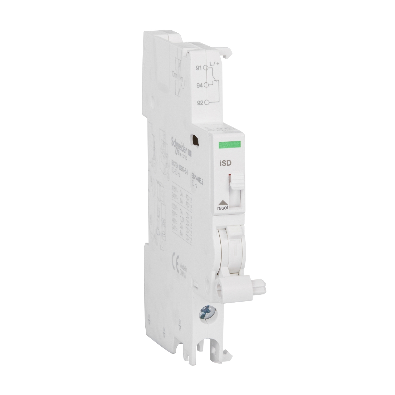 Schneider Electric Schneider Electric A9A26927 – Auxiliary contact, Acti9, iSD, 1OC, AC/DC