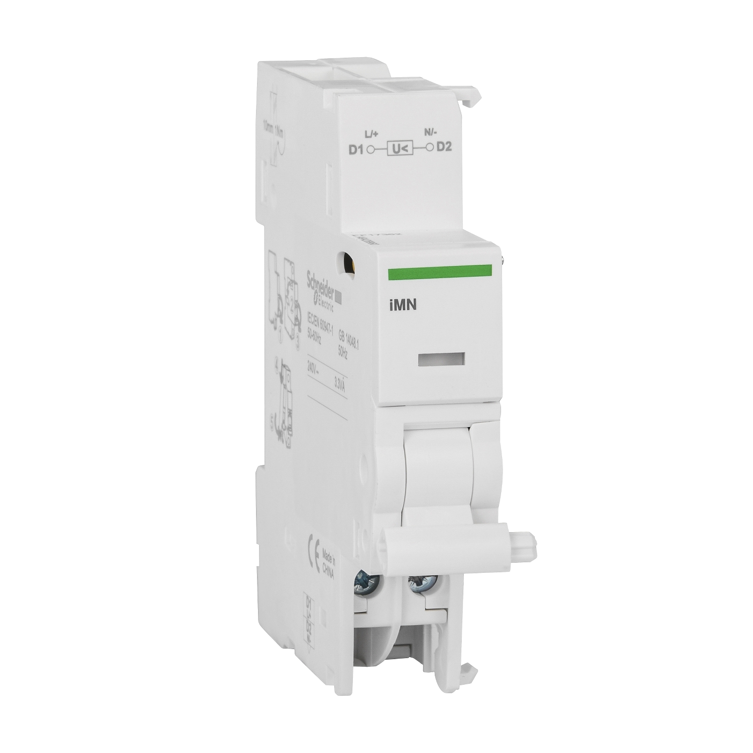 Schneider Electric Schneider Electric A9A26960 – Undervoltage release, Acti9, iMN, voltage release, 220...240 V AC