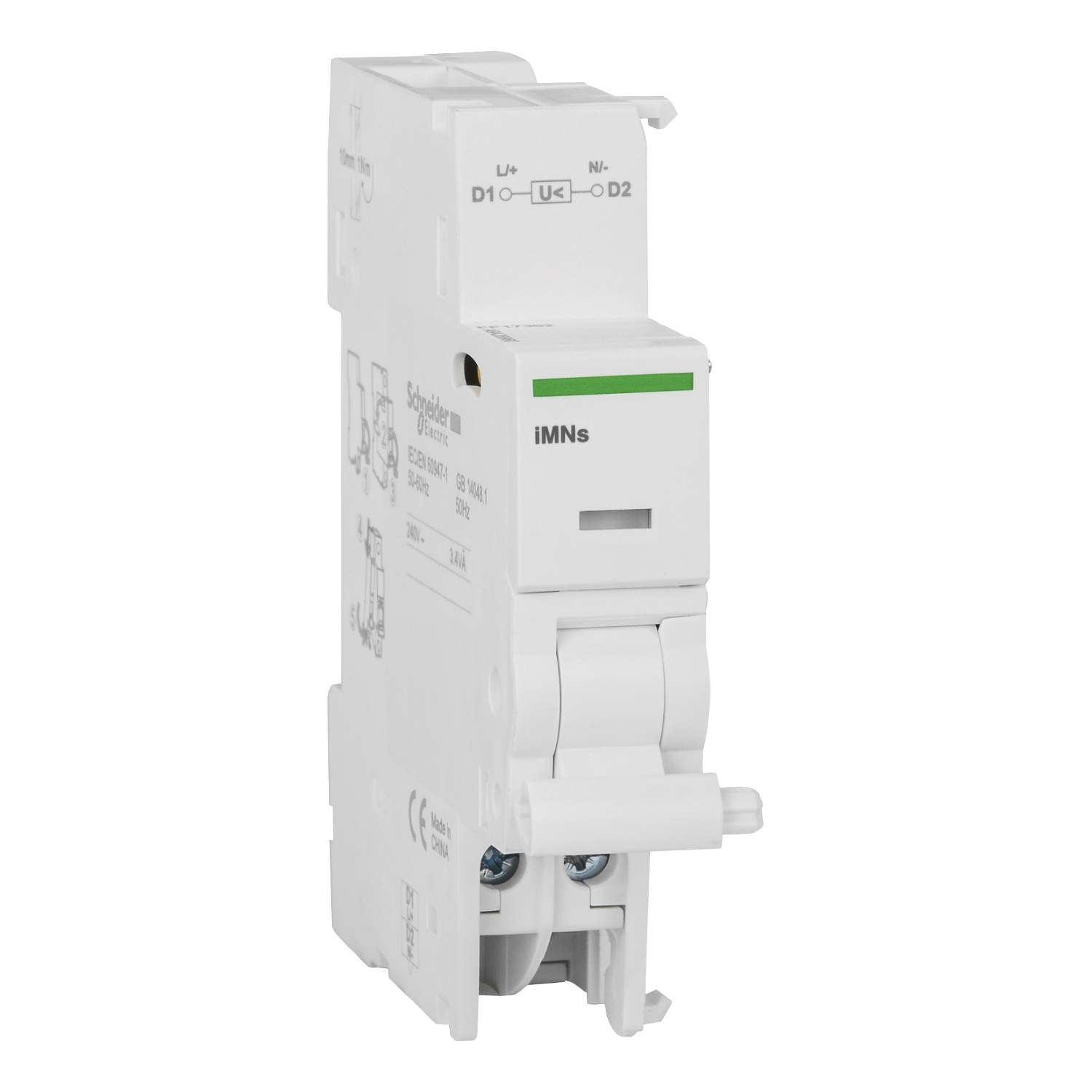 Schneider Electric Schneider Electric A9A26963 – Undervoltage release, Acti9 iMNs, 220VAC...240VAC