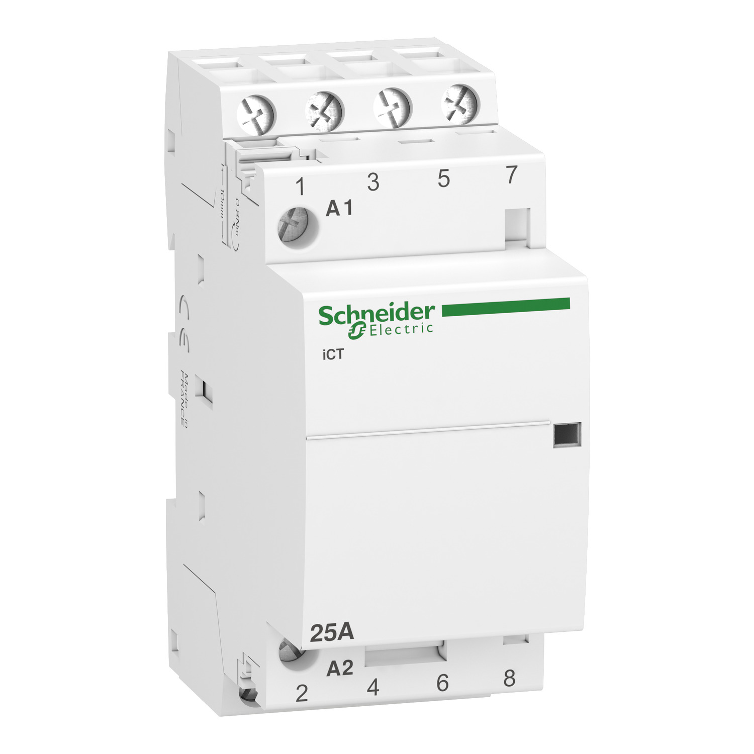 Schneider Electric Schneider Electric A9C20834 – Contactor iCT - 4 poles - 4 NO - 25 A - 220..240 V AC