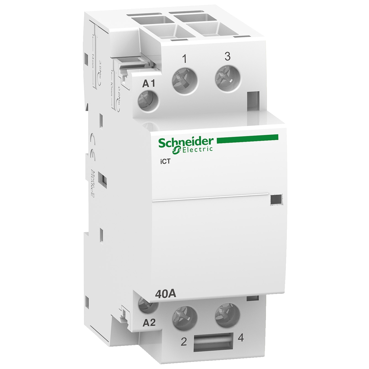 Schneider Electric Schneider Electric A9C20842 – Contactor iCT - 2 poles - 2 NO - 40 A - 220..240 V AC
