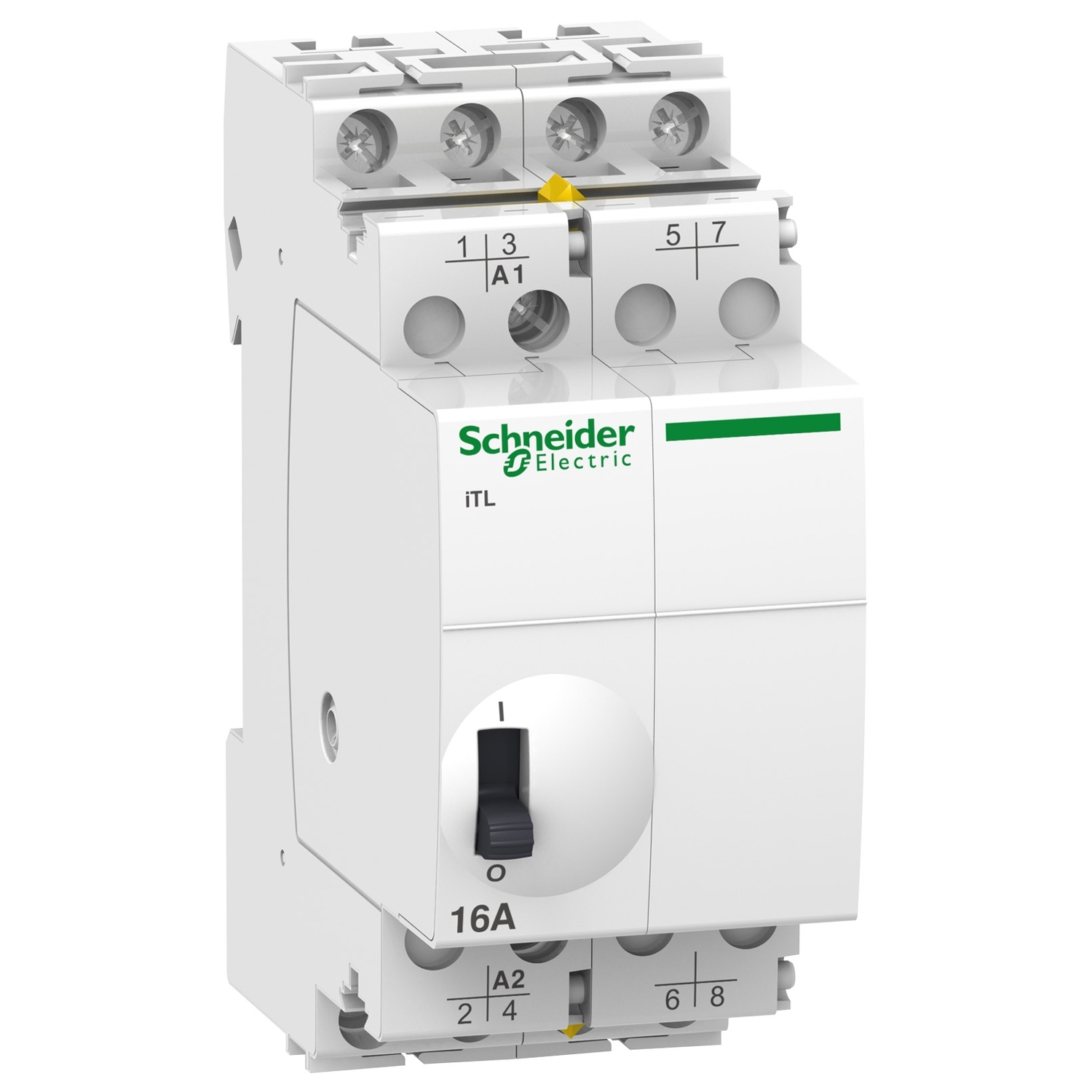 Schneider Electric Schneider Electric A9C30114 – Impulse relay iTL - 4P - 4 NO - 16A - coil 12 VDC - 24 VAC 50/60Hz
