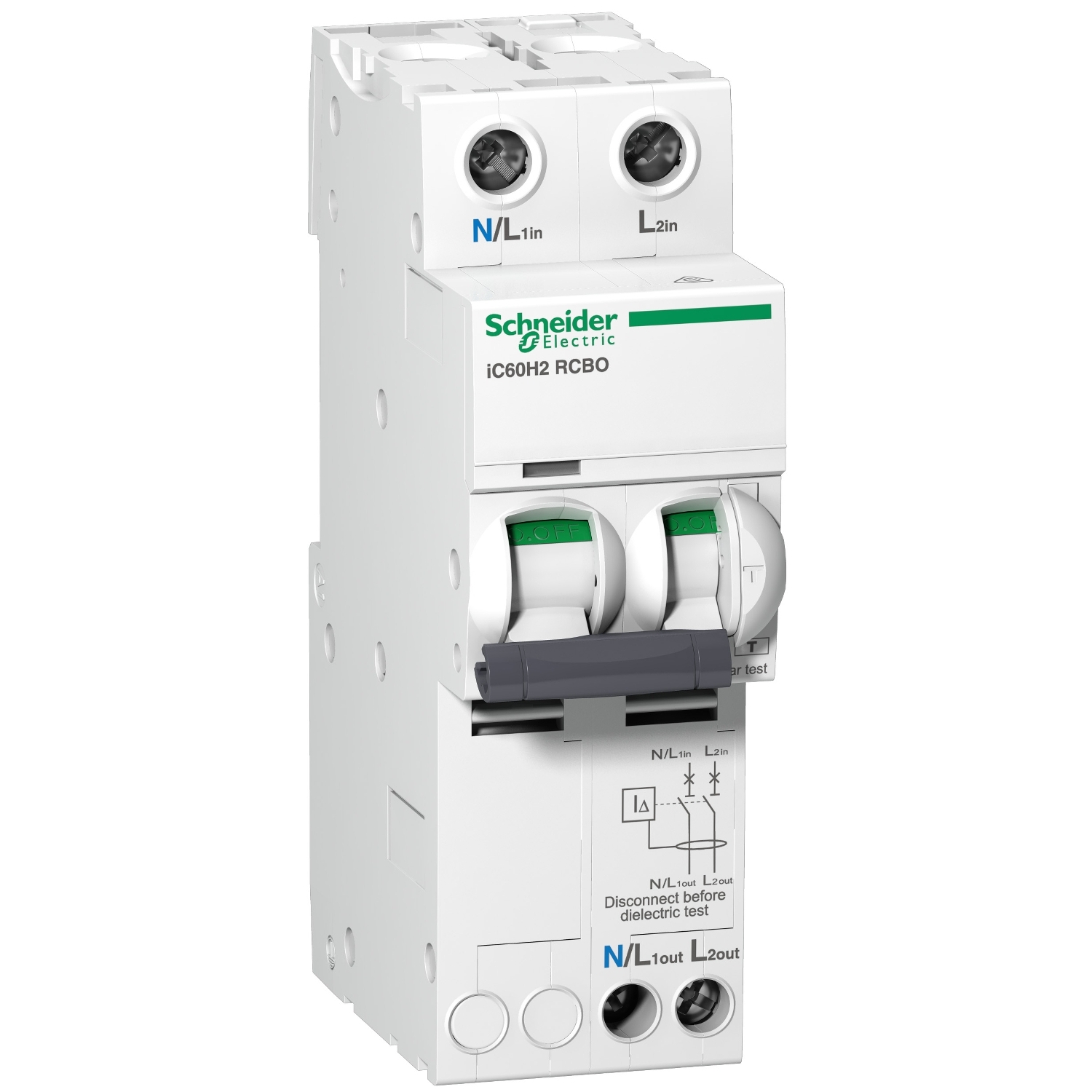 Schneider Electric Schneider Electric A9D19232 – IC60H2 - earth leakage circuit breaker - 2P - C curve - 32 A - 30 mA - 110 V