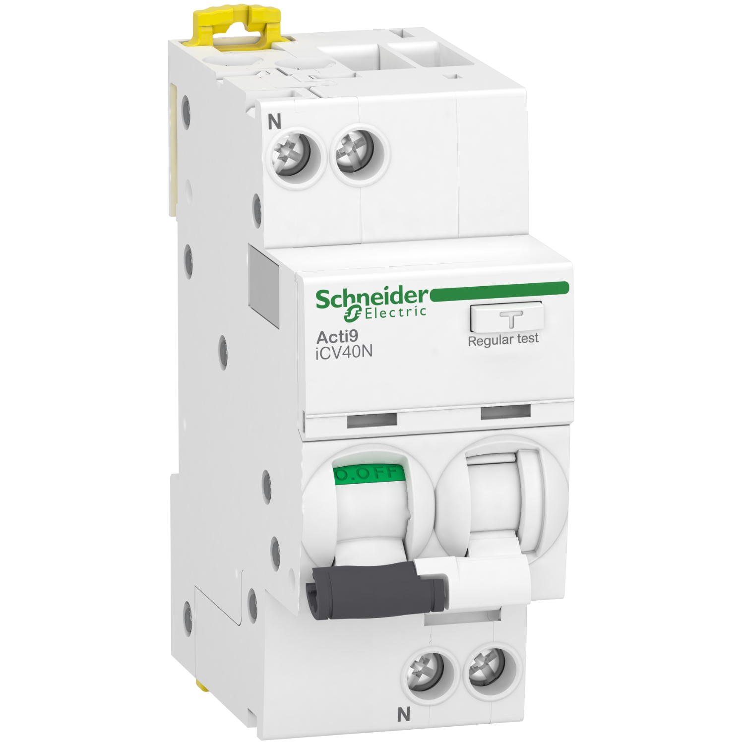 Schneider Electric Schneider Electric A9DF3620 – Residual current breaker with overcurrent protection (RCBO), Acti9 iCV40N, 1P+N, 20A, C curve, 6000A, A-SI type, 30 mA