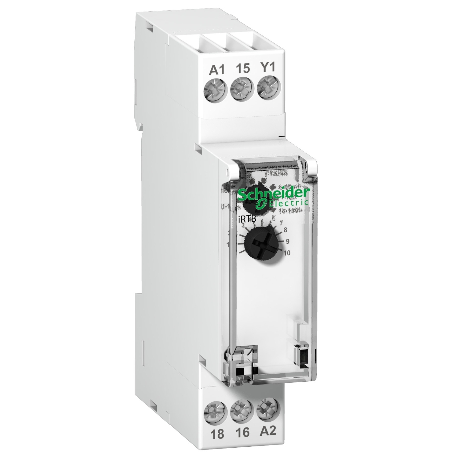 Schneider Electric Schneider Electric A9E16066 – IRTB relay-delays de-energizing a load upon closing-1C/O - Uc 24-240 VAC/24VDC